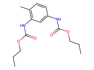 N,N'-(4-Methyl-1,3-phenylene)bis(propyl carbamate) structure