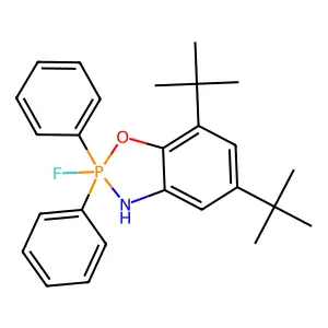 5,7-ditert-butyl-2-fluoro-2,2-diphenyl-3H-1,3,2lambda5-benzoxazaphosphole structure