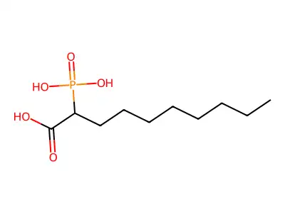2-phosphonodecanoic Acid structure