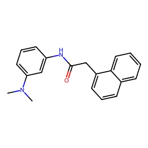 N-[3-(dimethylamino)phenyl]-2-naphthalen-1-ylacetamide structure