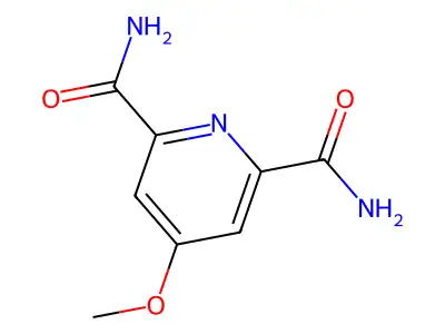 4-Methoxypyridine-2,6-dicarboxamide structure