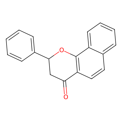 alpha-Naphthoflavanone structure