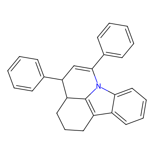 4,6-Diphenyl-2,3,3a,4-tetrahydro-1H-pyrido[3,2,1-jk]carbazole structure