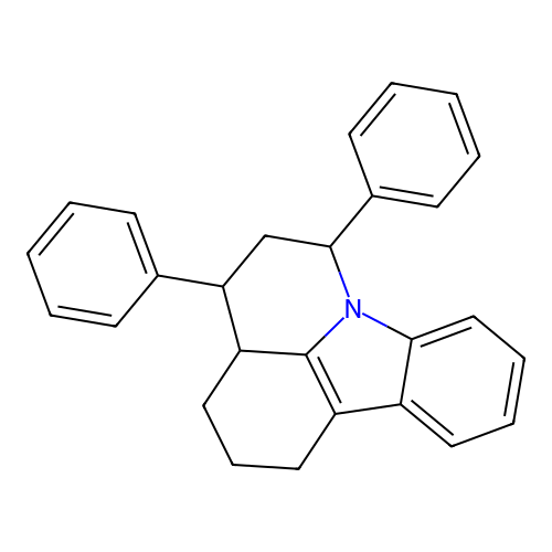 4,6-Diphenyl-2,3,3a,4,5,6-hexahydro-1H-pyrido[3,2,1-jk]carbazole structure