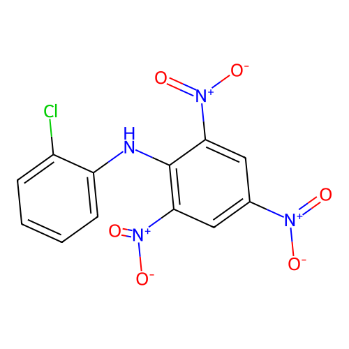 N-(2-Chlorophenyl)-2,4,6-trinitroaniline structure