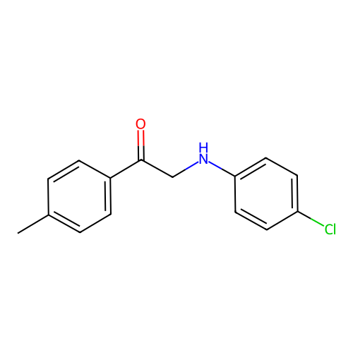 2-(4-Chloroanilino)-1-(4-methylphenyl)ethanone structure