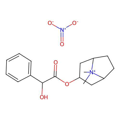 Methylhomatropine nitrate structure