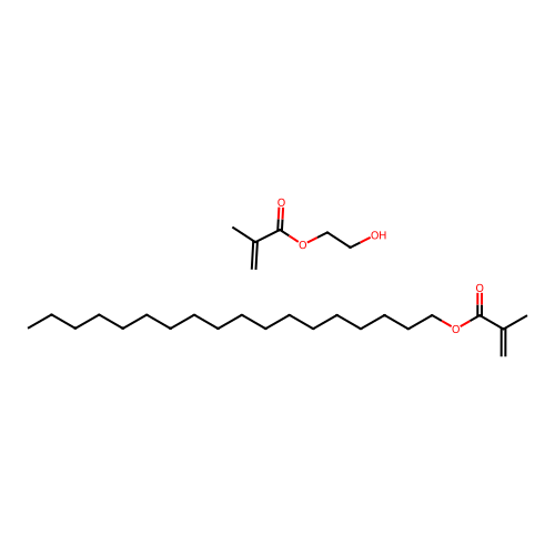 Stearyl methacrylate 2-hydroxyethyl methacrylate structure