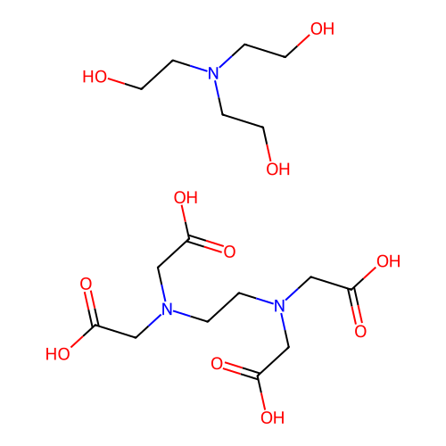 Triethanolamine EDTA structure