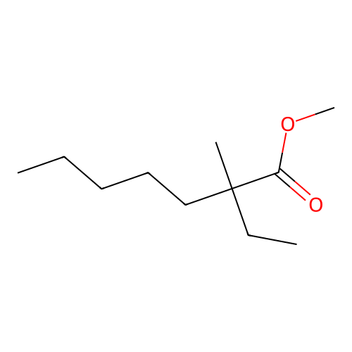 2-乙基-2-甲基庚酸甲酯 structure