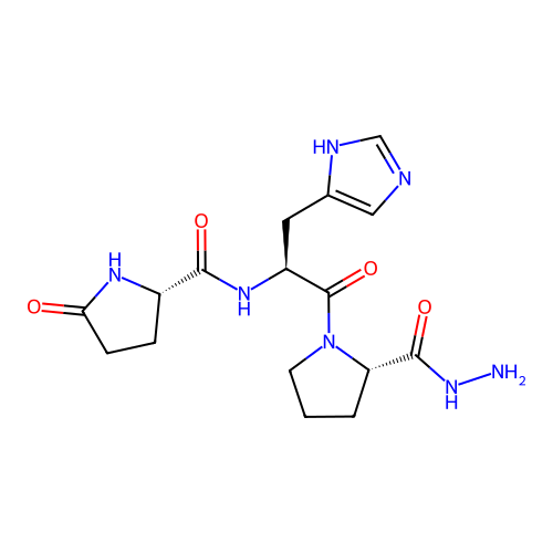 Thyrotropin-releasing hormone, pro-hydrazide- structure