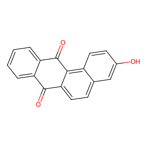 Benz(a)anthracene-7,12-dione, 3-hydroxy- structure