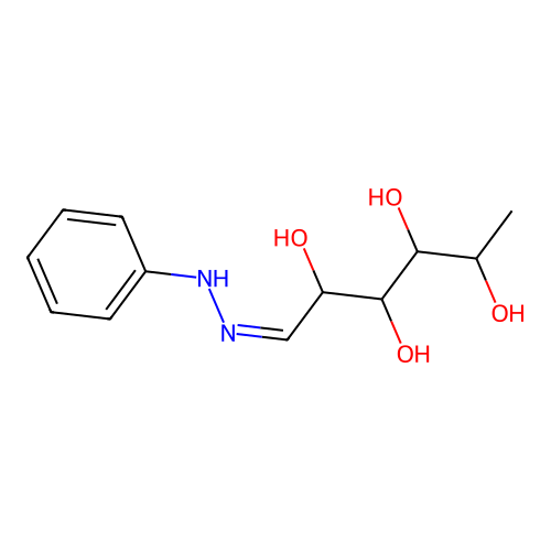 L-Fucose phenylhydrozone structure
