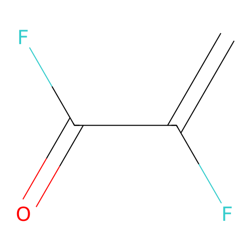 2-Propenoyl fluoride, 2-fluoro- structure