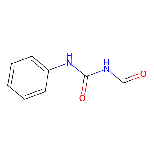 N-formyl-N'-phenylurea structure