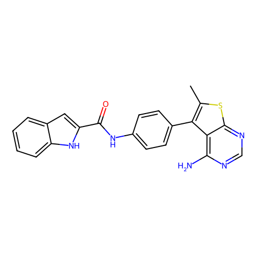 Thienopyrimidine deriv. 68 structure