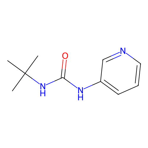 N-(tert-butyl)-N'-(3-pyridinyl)urea structure