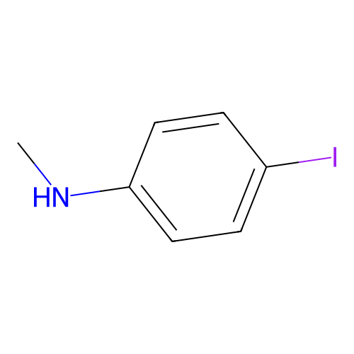 Benzenamine, 4-iodo-N-methyl- structure