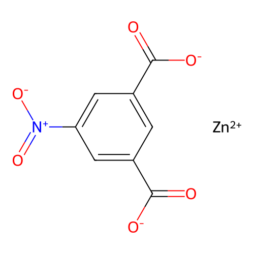 Zinc 5-nitroisophthalate structure