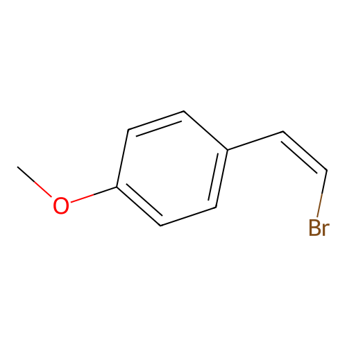 (Z)-1-(2-Bromovinyl)-4-methoxybenzene structure