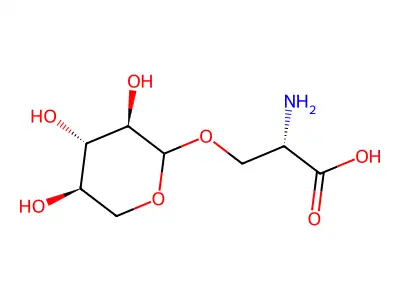 Xylosylserine structure
