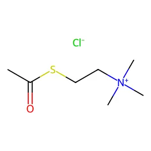 氯化乙酰硫代胆碱 structure