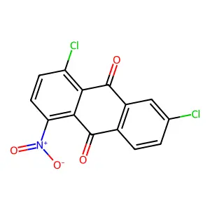 4,6-Dichloro-1-nitroanthraquinone structure