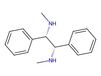 (1R,2R)-N,N'-Dimethyl-1,2-diphenylethane-1,2-diamine structure