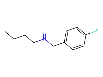 N-Butyl-4-fluorobenzenemethanamine structure