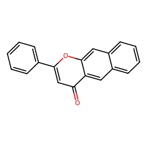 4H-Naphtho(2,3-b)pyran-4-one, 2-phenyl- structure