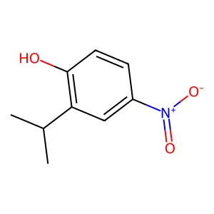 2-Isopropyl-4-nitrophenol structure