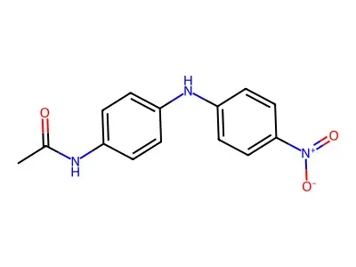Acetamide, N-(4-((4-nitrophenyl)amino)phenyl)- structure