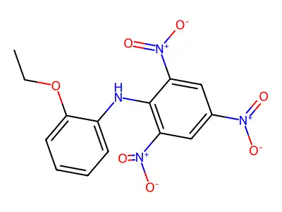 N-(2,4,6-Trinitrophenyl)-O-phenetidine structure