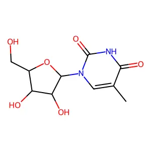 1-beta-D-Arabinofuranosyl-5-methyl-2,4(1H,3H)-pyrimidinedione structure