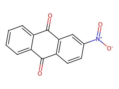 2-Nitroanthraquinone structure