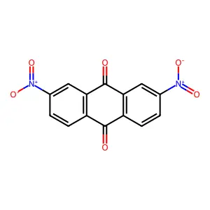 2,7-Dinitroanthraquinone structure