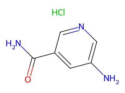 5-氨基-3-吡啶甲酰胺 structure