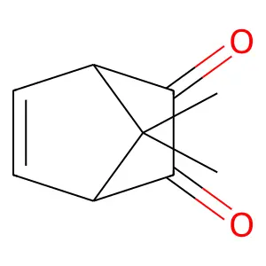 7,7-Dimethylbicyclo[2.2.1]hept-5-ene-2,3-dione structure