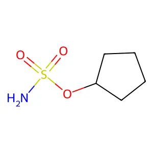 Cyclopentyl sulfamate structure
