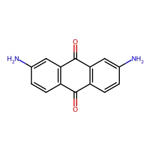 2,7-Diamino-9,10-anthracenedione structure