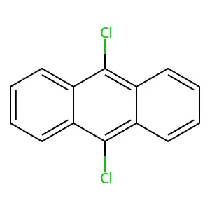 9,10-Dichloroanthracene structure