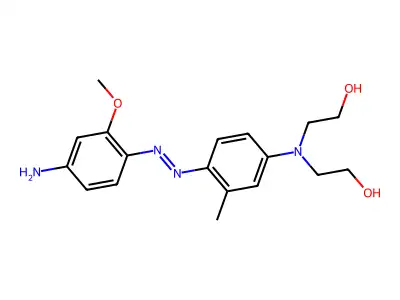 Disperse black 4 (C.I. 11220) structure