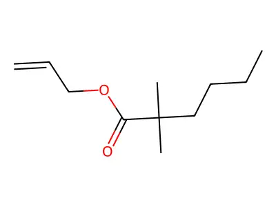 Allyl dimethylhexanoate structure
