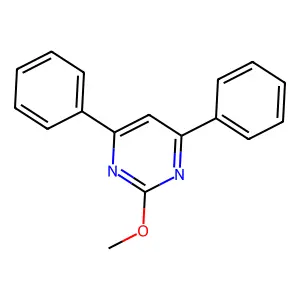 2-Methoxy-4,6-diphenylpyrimidine structure