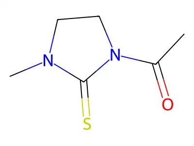 2-Imidazolidinethione, 1-acetyl-3-methyl- structure