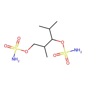 Sulfamic acid, 2-methyl-2-propyltrimethylene ester structure