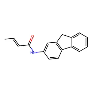 N-(9H-Fluoren-2-yl)-2-butenamide structure
