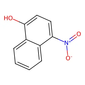 4-Nitro-1-naphthol structure
