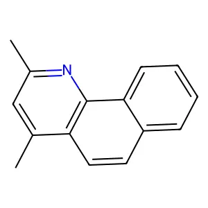 Benzo[h]quinoline, 2,4-dimethyl- structure