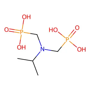 [(异丙基亚氨基)二亚甲基]双膦酸 structure
